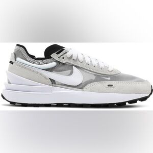 Nike White and Gray Athletic Shoes
